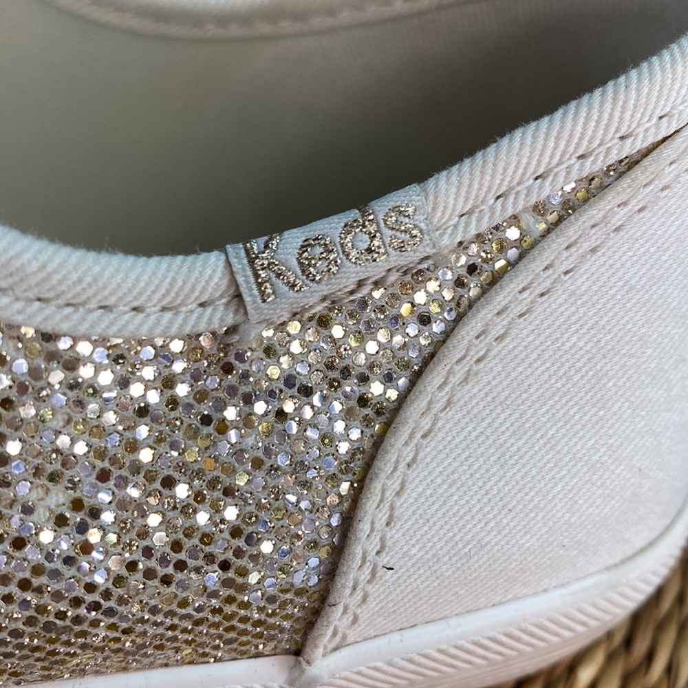 Keds Kickstart Sparkle With Memory Foam Size 5 - image 4